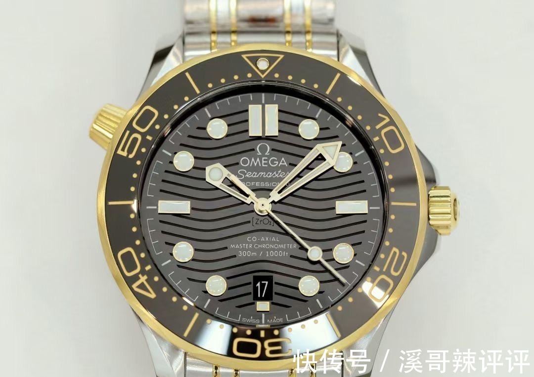 海马3 OR厂欧米茄海马300间金蓝盘做工能以假乱真吗!