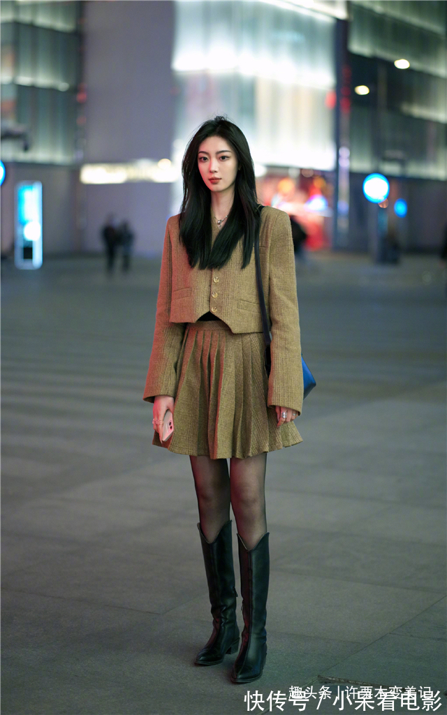 气质 今年没有一双“奶奶靴”可惜了,配大衣气质又高级,小个子都适合