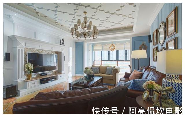 美式|188平超大四室空间,宽敞不“空”,明亮不“耀”,复古低奢美宅