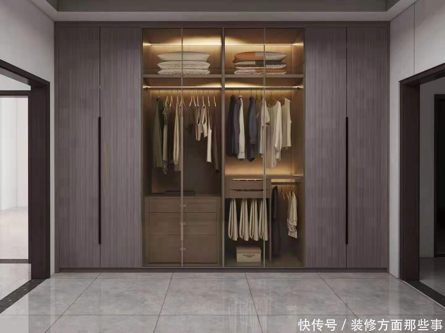 门板|想做一门到顶的极简衣柜?看完这些超高柜门分析再说