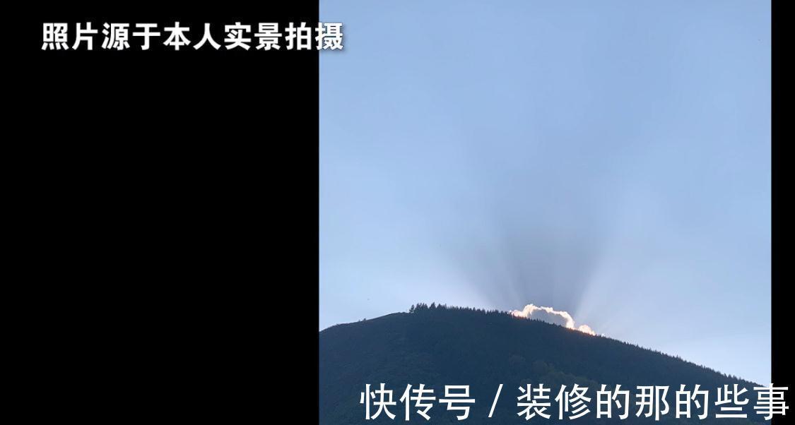 a663#五台山惊现菩萨显灵,轮廓清晰神态威严,天庭真的存在吗