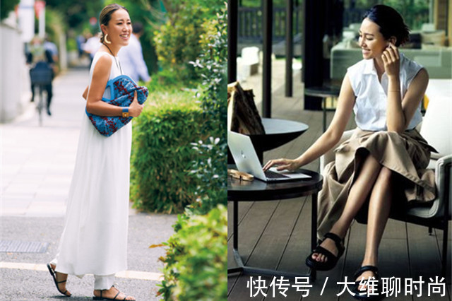 连衣裙 会穿的女人，基本款也能穿出高级感，极简穿搭凸显迷人的魅力
