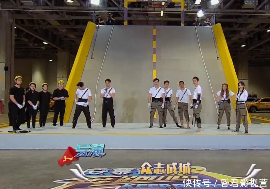 郑恺|《奔跑吧》节目组搞两种待遇,人梯大战素人都戴头盔,跑男却没有