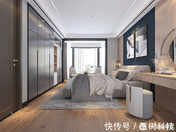 主卧室|第二次装修，果断地选择了现代风，简单耐看有品位，而且造价还低
