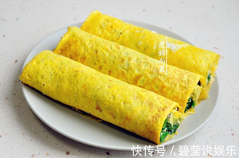 荠菜新吃法，卷起来蒸5分钟，清鲜软嫩，一口一个吃不停