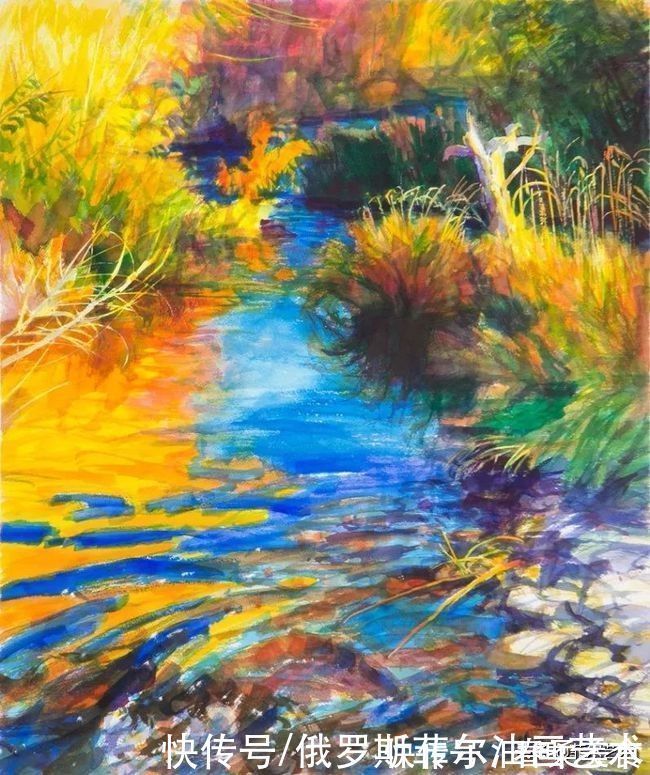 主旋律@史蒂夫·亨德森的油画以光线,生命和色彩为主旋律,好看极了