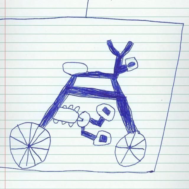 老爸Tom|设计师老爸将孩子的画P图再现,鼓励孩子继续发挥创造力