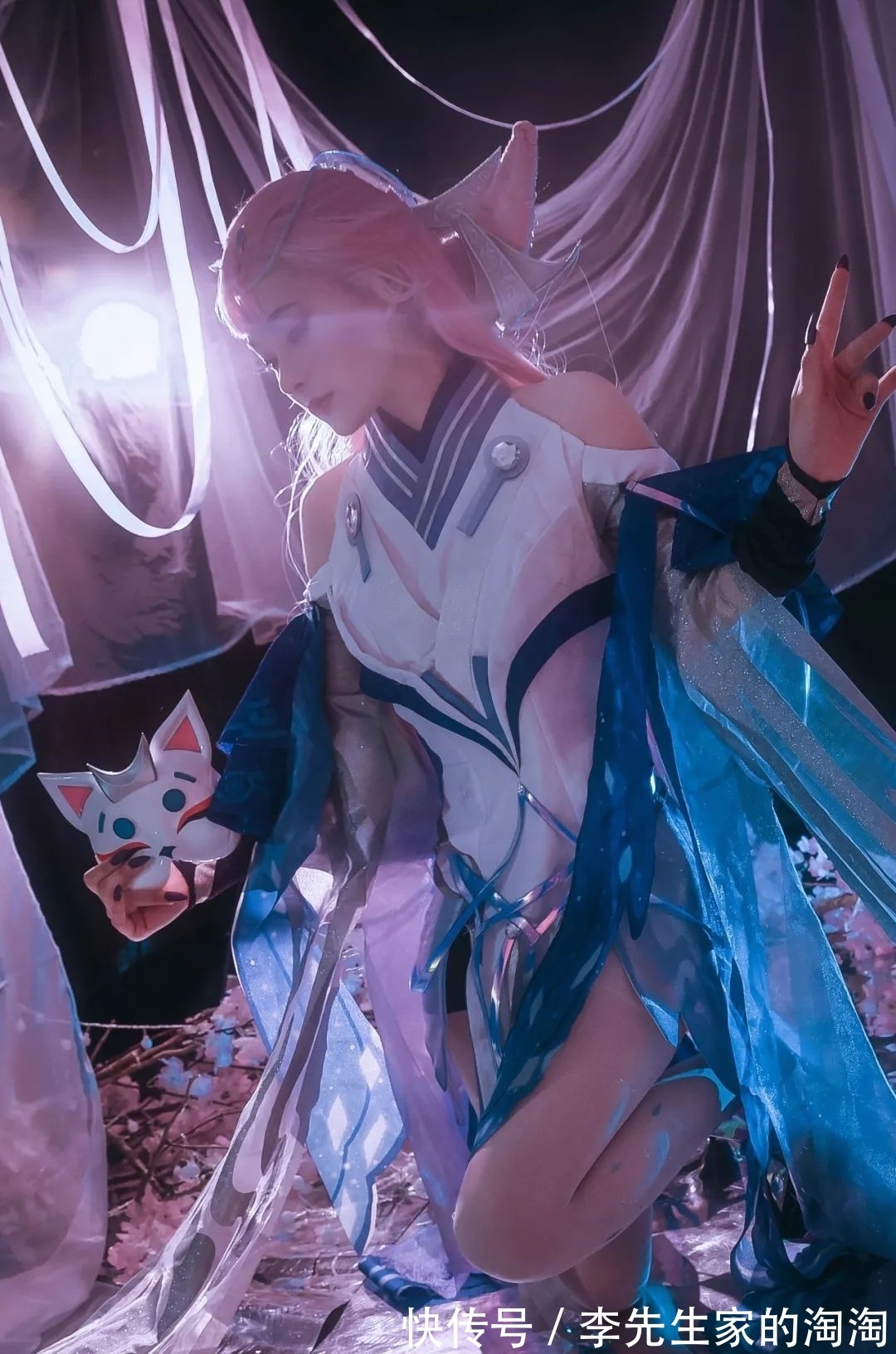 貂蝉|cos:王者荣耀貂蝉猫影幻舞cos正片@万万