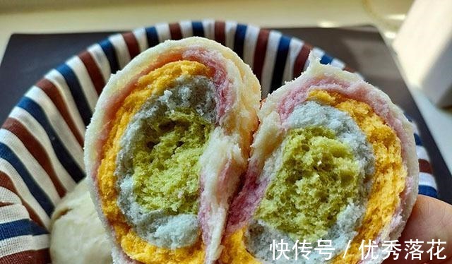 紫薯|馒头别做老一套,这几样蒸熟加在面粉里,营养又好看,孩子好喜欢!
