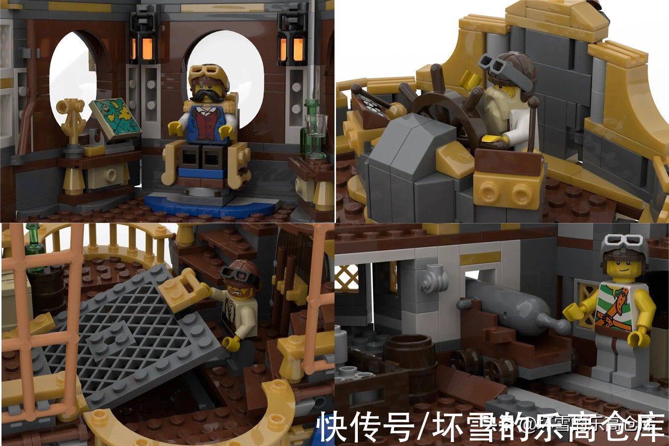 落选|落选作品再次参赛，这艘乐高蒸汽朋克飞艇能否一飞冲天