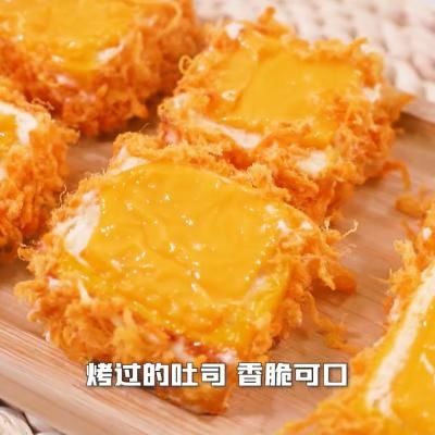 好吃到飞起的吐司版芝士肉松小贝，这样做0失败