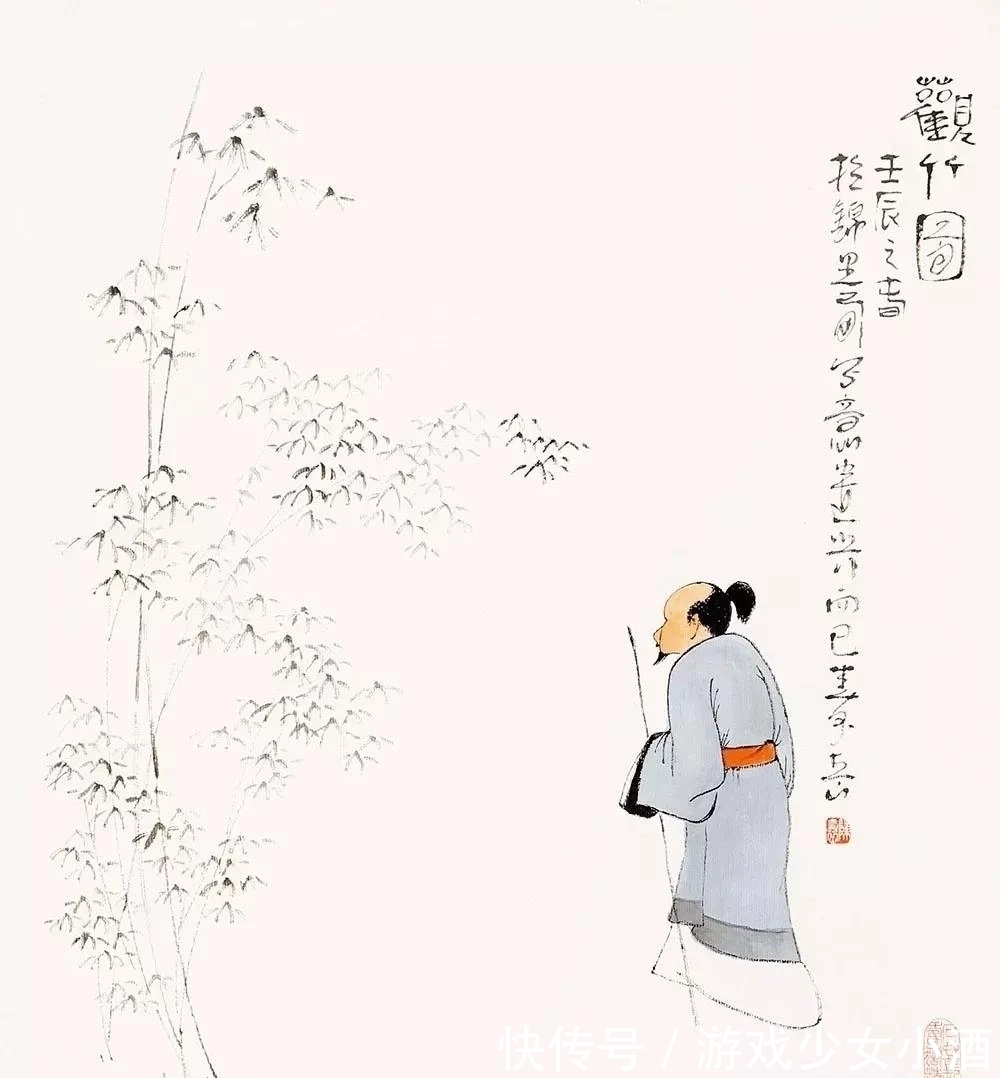 陈子庄@他贵为山水画大师的儿子，绕开中国画师承的最大忌讳，可敬可嘉！