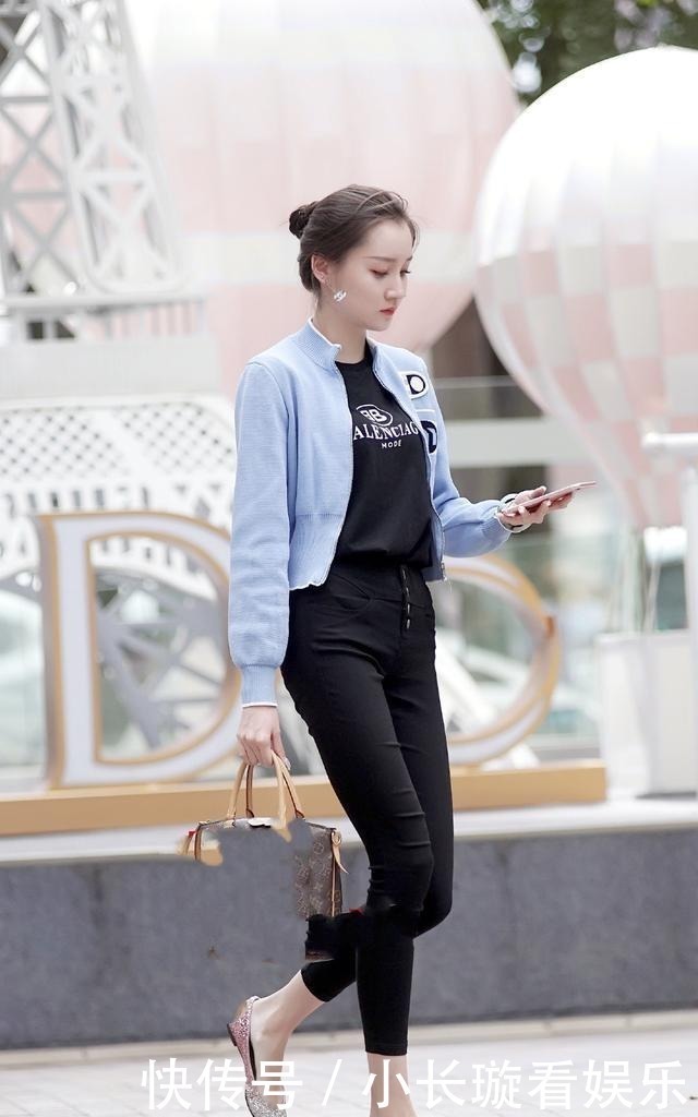 夹克|灰色夹克外套,搭配紧身裤,简单自然大气时尚