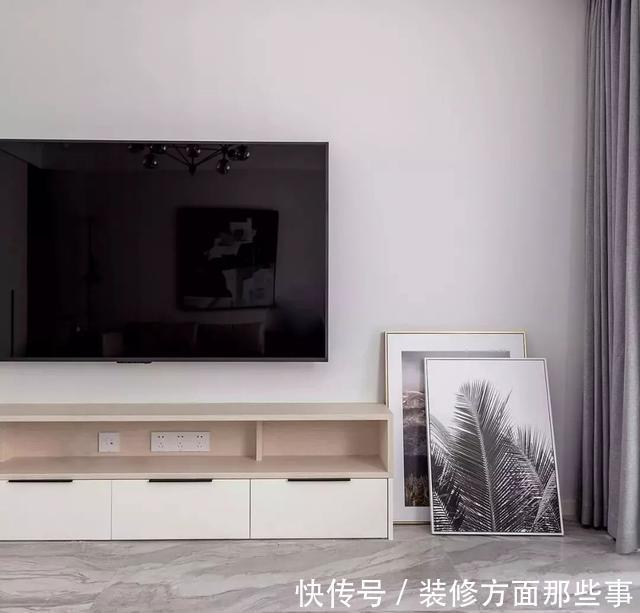 效果图|160㎡简约风格装修效果图，书房长虹玻璃折叠门