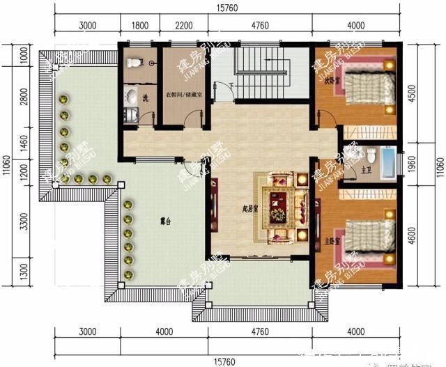 户型|2栋宽15米左右的农村别墅,返乡建房首选,户型好造价合适