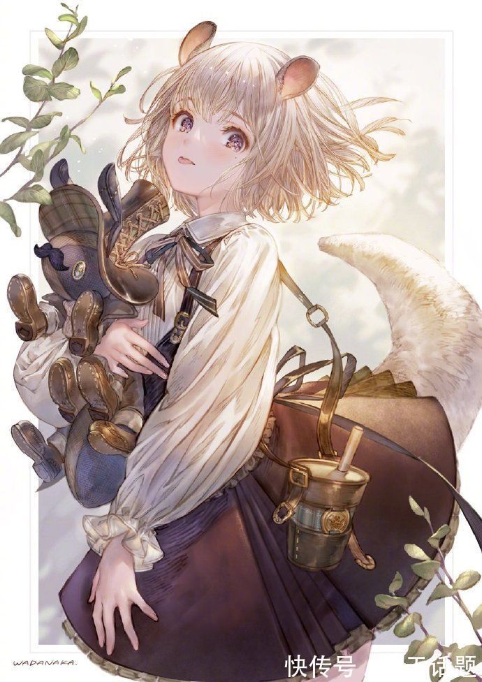 猫耳娘|这位画师画的兽耳娘好特别啊,老鼠耳朵驴耳朵都有