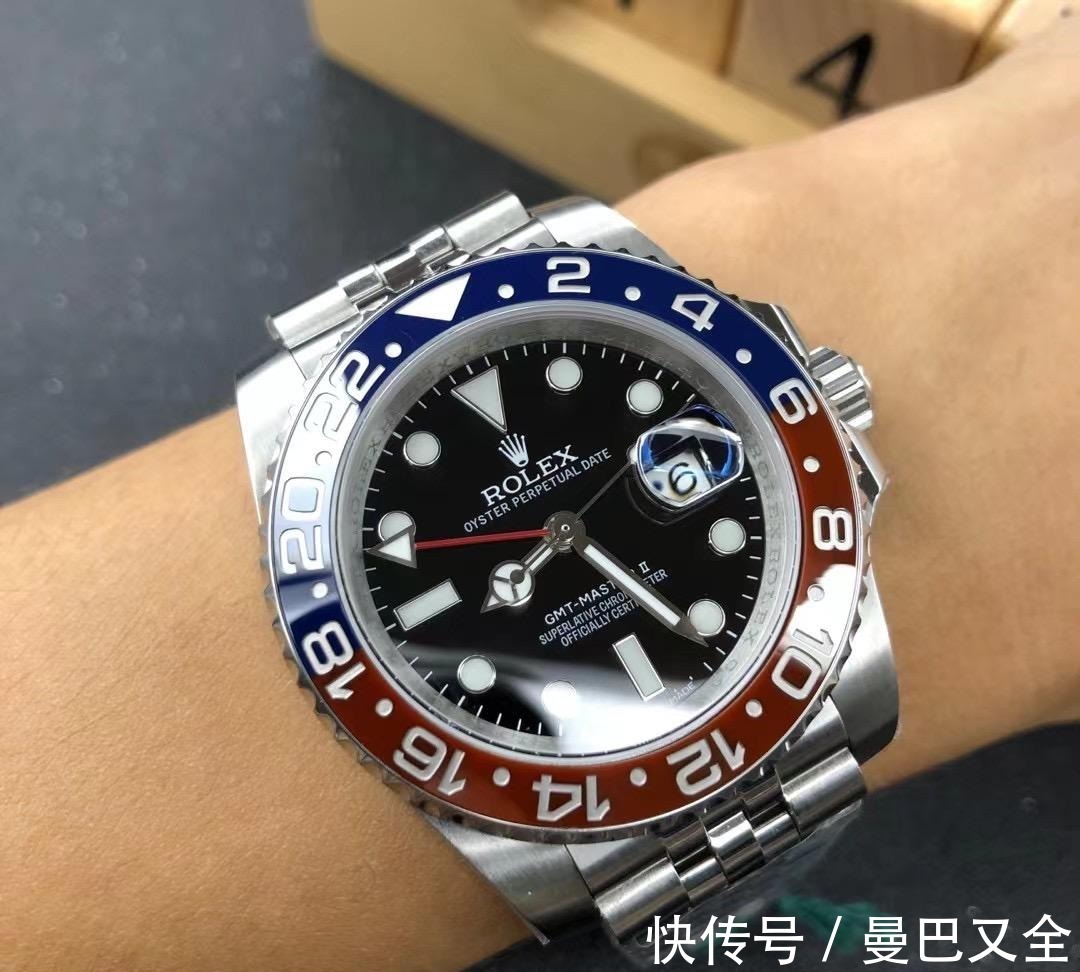 复刻表|V米厂劳力士格林尼治可乐圈复刻表外观做工会一眼假吗?