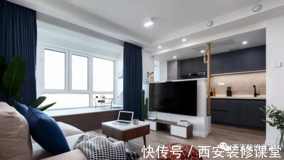 书房|电视墙砸墙或者玻璃,放大空间