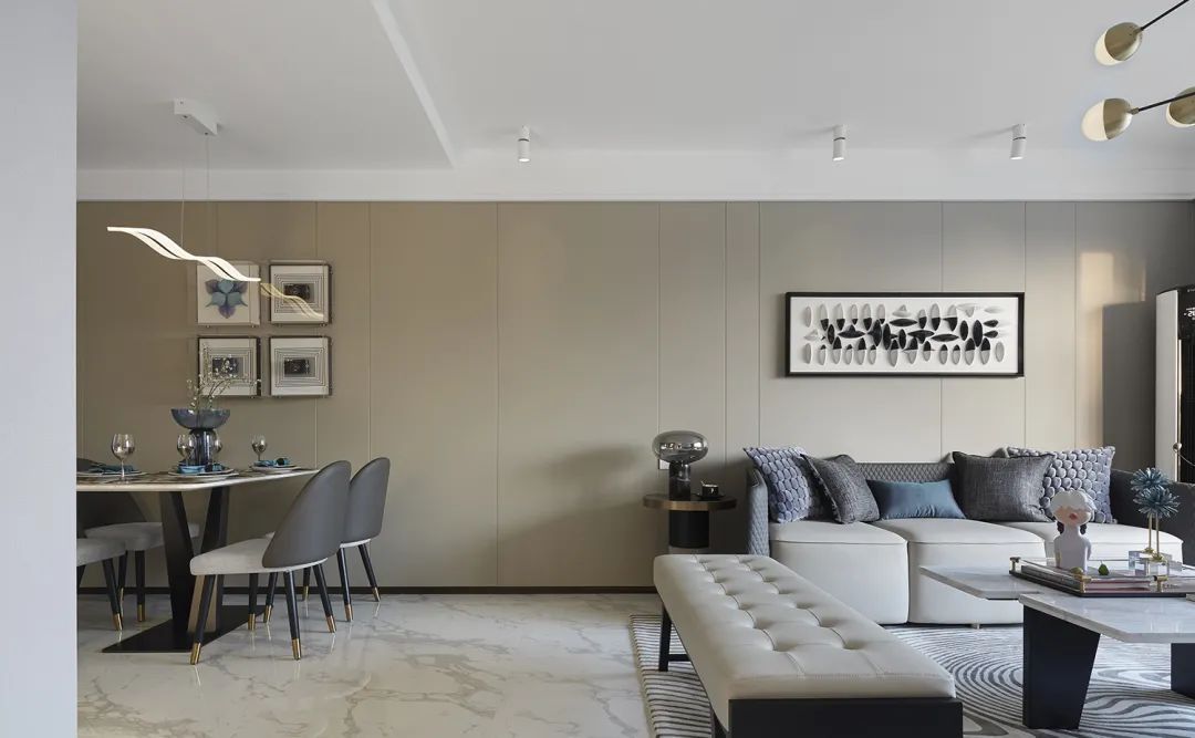 时尚|110㎡现代简雅，时尚舒适、典雅大气，刚需户型装好了也高级