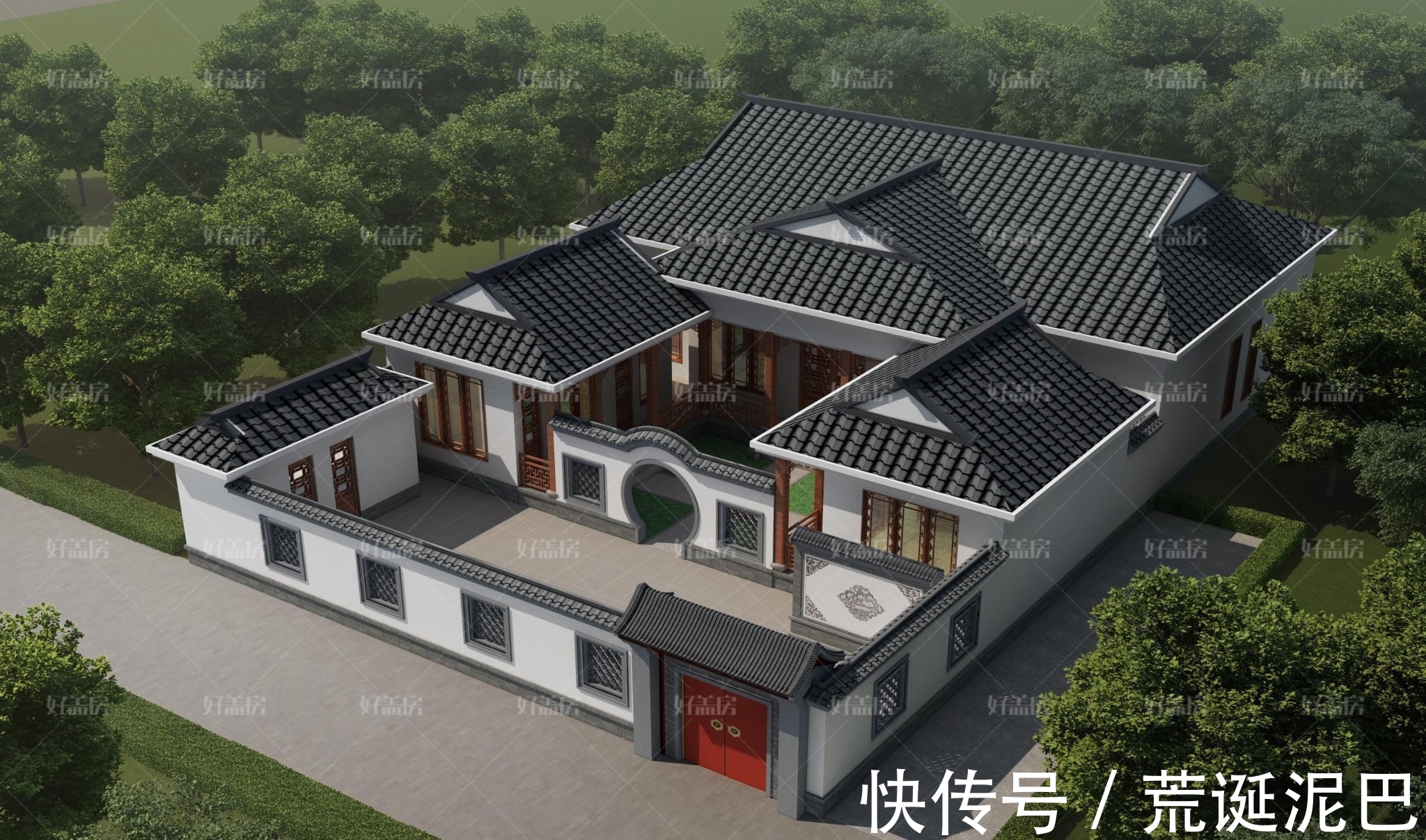 农村|农村一层四合院