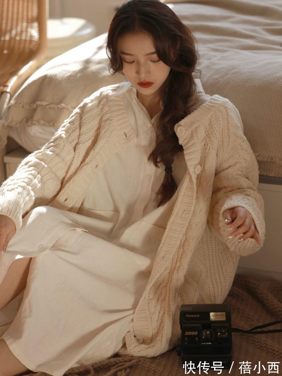 版型 “毛衣开衫”永不过时,选对款式就能成为女神,单穿、叠穿都好看