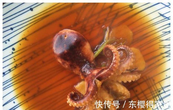 八爪鱼|孩子拿来玩的八爪鱼,我炒来吃了,红烧的很香