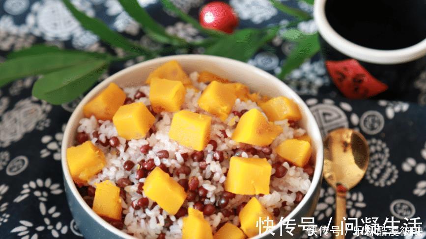 南瓜红豆饭|女人要多吃红豆,教你这样做红豆饭,营养还好吃