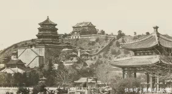中年|老照片:百年前的颐和园,环境优美,侍卫站岗,慈禧经常在此居住