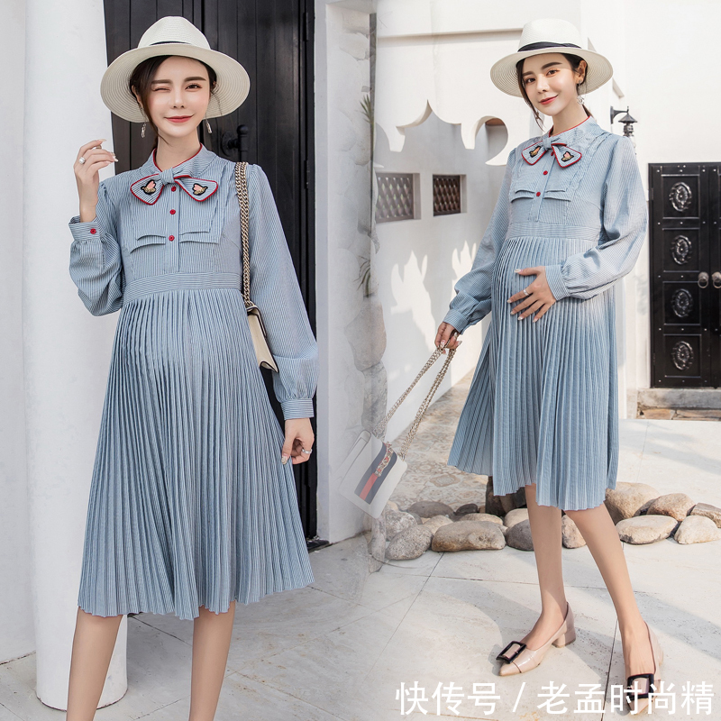 针织开衫 怀孕了也要美美的拍照,不用化妆就可衬托出孕妈的美,这样穿超美