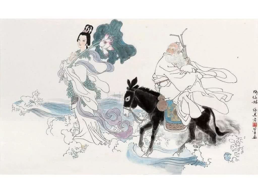张果老倒骑驴,只为点化世人,找回善良之心
