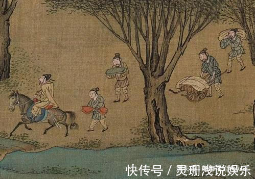 画作#清明上河图放大数倍后,发现了一尴尬场景树下睡觉的小伙在干嘛