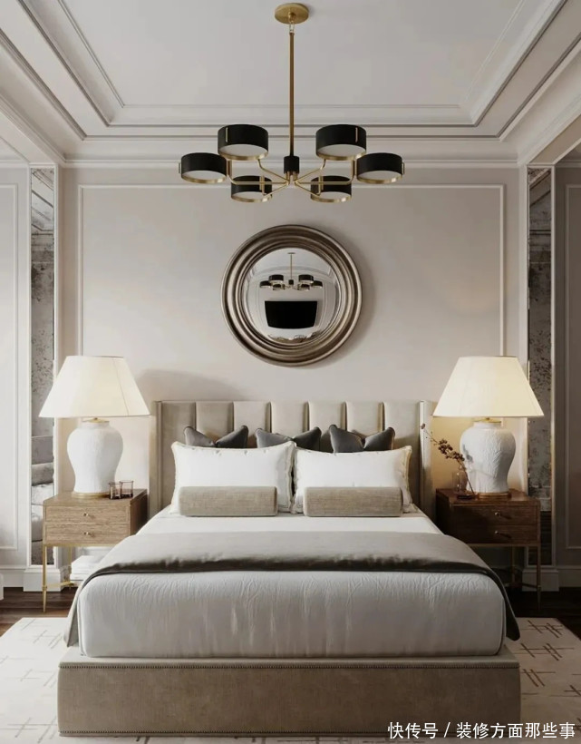 硅藻泥|79平古典二居室,土豪金卫生间居然不显得庸俗