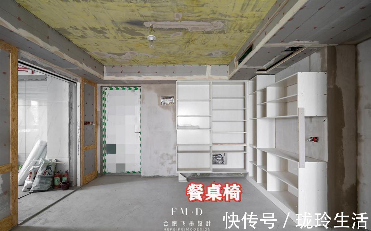 装修|玄关+餐厅,这次真找到装修妙招,只装一个转角柜,收纳完全够用