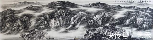 画家|著名焦墨云雾山水画家林晓丽----新没骨水墨淡彩风景艺术