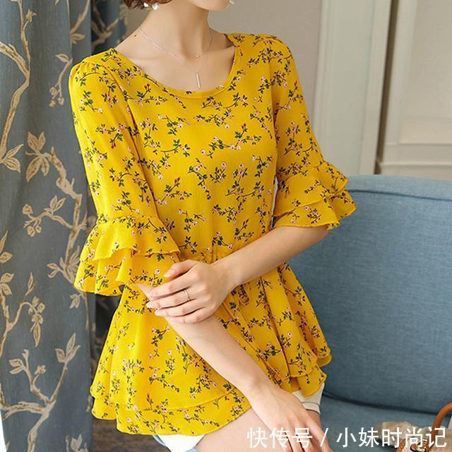 雪纺衫 一点也不夸张,四十多岁的女人穿这些,超减龄