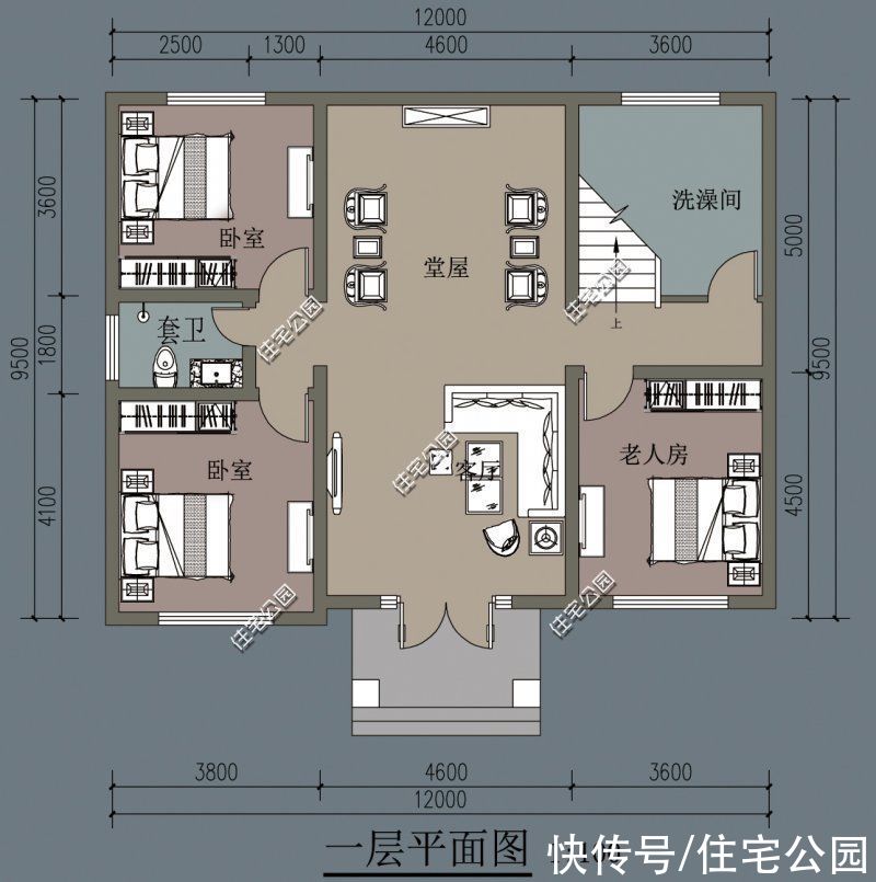 露台|农村房子就该这么设计，造型大气施工难度低，农村施工队也能建好