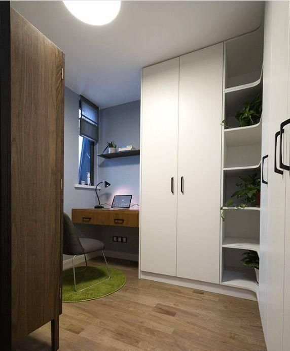 柜子|老公非在餐厅打一排柜子,空间一下多出好几平,邻居立马学走了