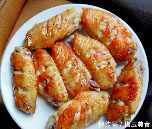 鸡翅|鸡翅不放一滴油,吃的原汁原味,外酥里嫩,20个不够吃,味极棒
