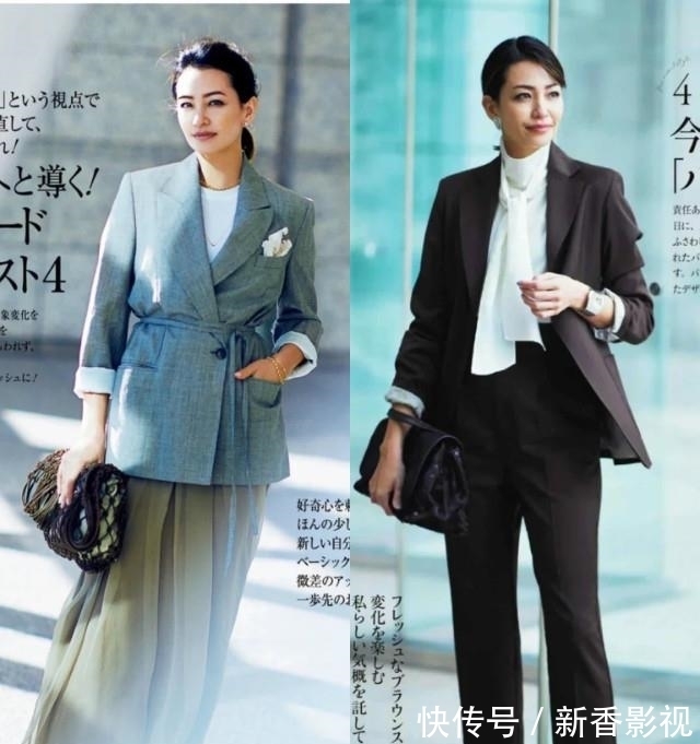 半身裙|50多岁的女人,别总穿阔腿裤!学学日本主妇的穿搭,减龄又显气质