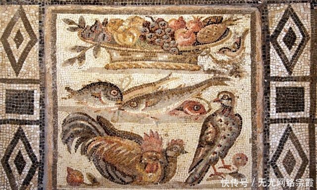 挖出|“五饼二鱼”多了一条鱼:考古学家挖出地砖图,与圣经传说不同