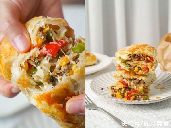 芝士牛肉馅饼更配哦|周末和美味的简易午餐 | 马苏里拉