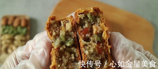 月饼|这款五仁月饼太香了,传统做法味道经典!