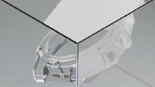 艺术家 这C4D玩得太6了!灵动诠释宇舶表限量版陀飞轮全蓝宝石腕表的冰肌玉骨