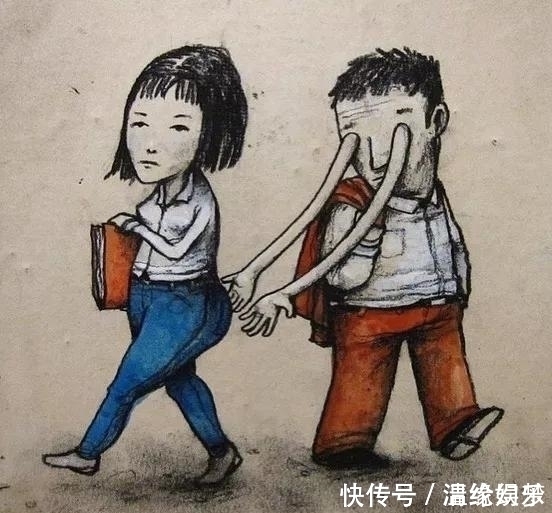 插画@这组内涵插画,刚看第一张笑喷了,看到第三张我就泪奔了