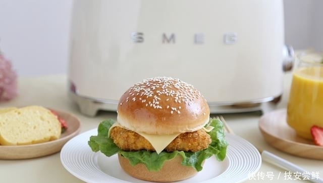 想吃汉堡不用买,分享详细做法,一次发酵,省时省力,不比买的差