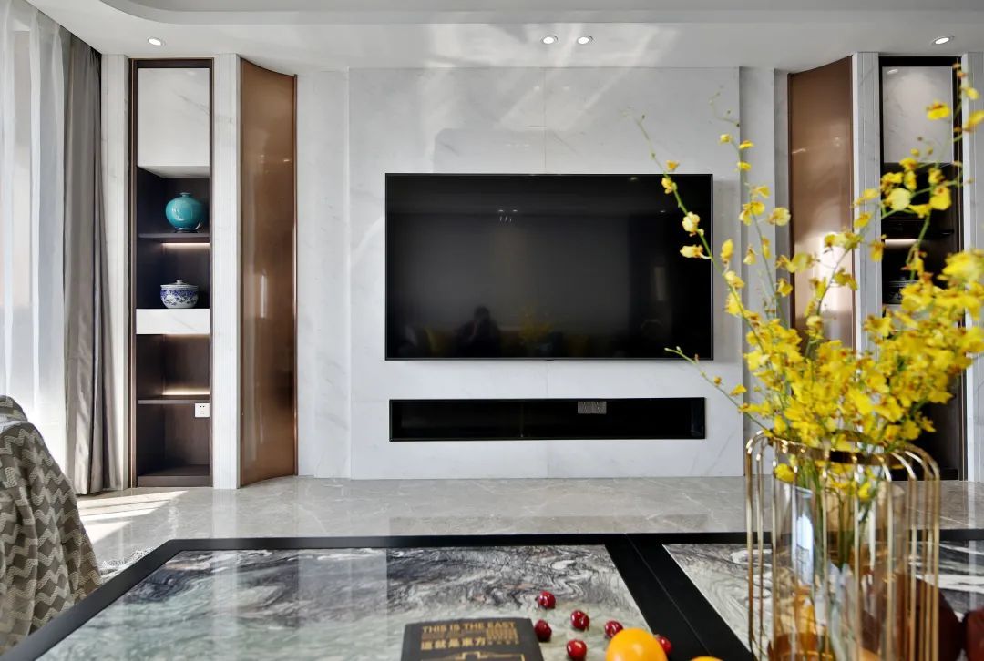 布置|210㎡新中式，现代简雅舒适，中式端庄布置，营造禅意气质