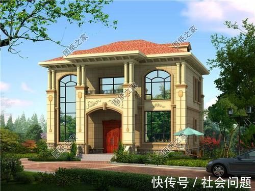 阳台|农村20万二层楼房设计图,这么好的楼房别错过了,要不有的后悔