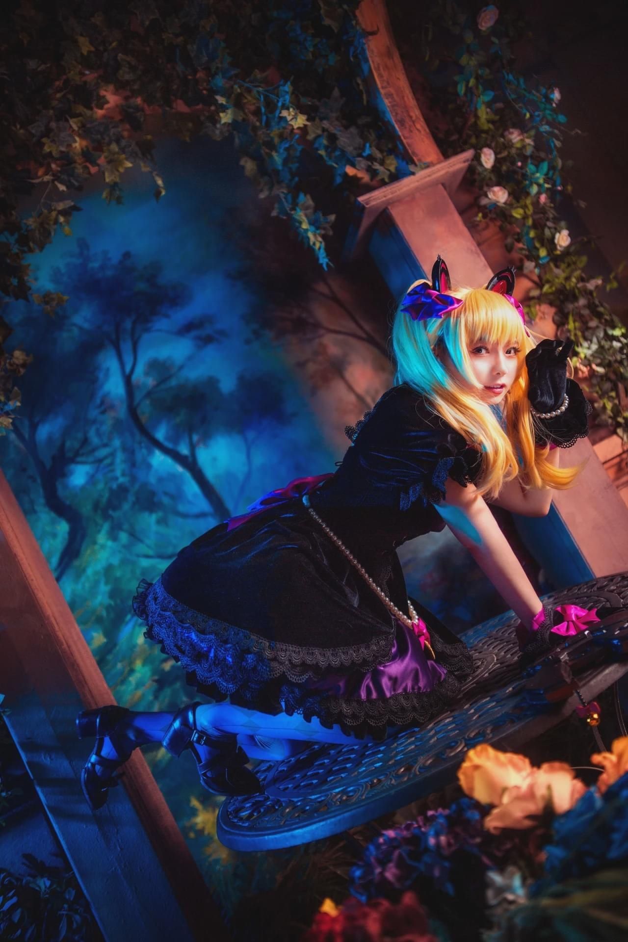 va|cosplay：《守望先锋》D.va 黑猫@Mio-十一