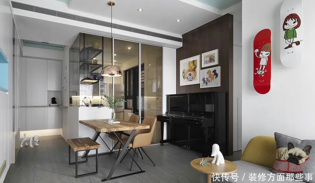 装修|58㎡北欧风格装修,手把手教你利用玻璃隔断打造空间,帮小家实现逆袭!