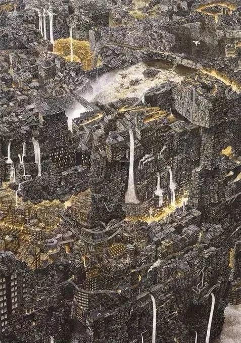 放大镜|一幅画画了3年,细到要用放大镜,他把钢笔画玩到了极致